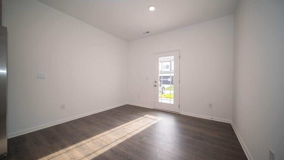 dining nook adjacent to kitchen