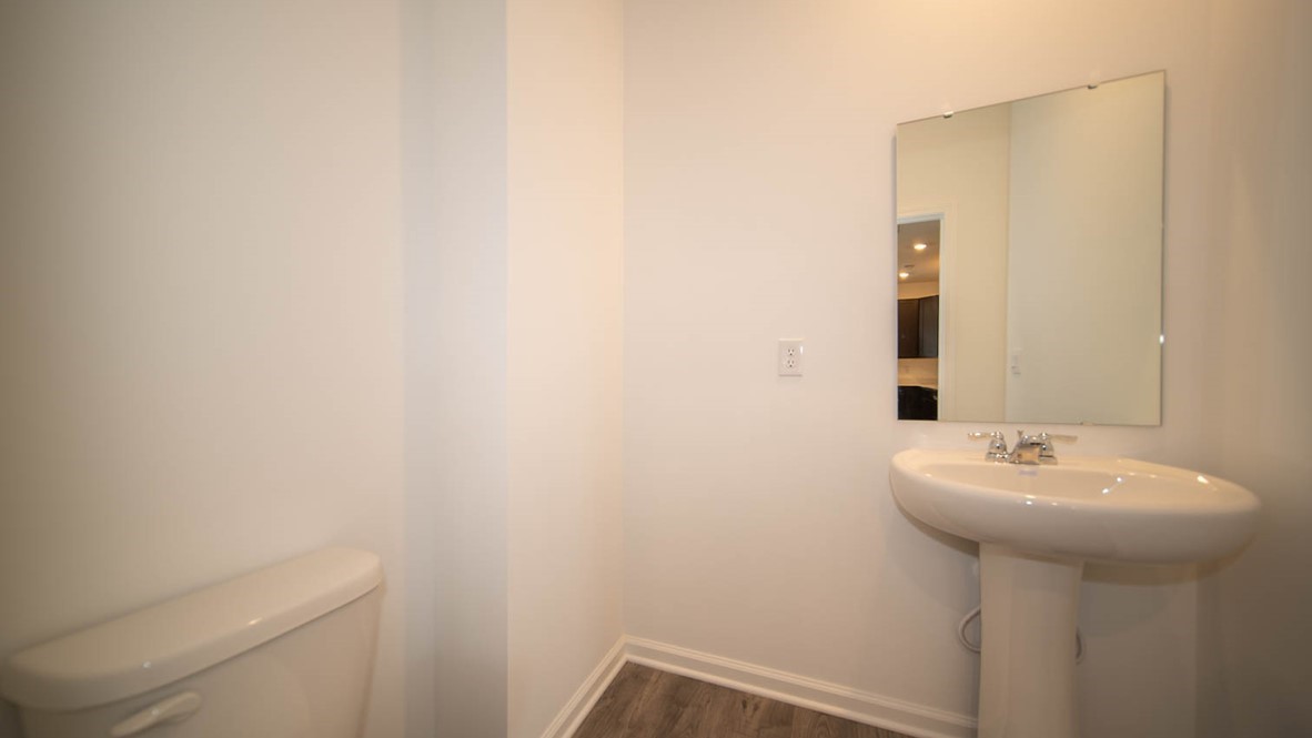 powder room on the main level