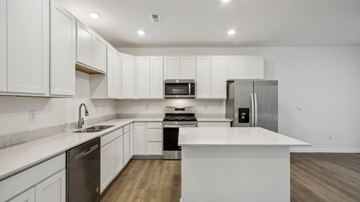 kitchen with stainless steel appliances