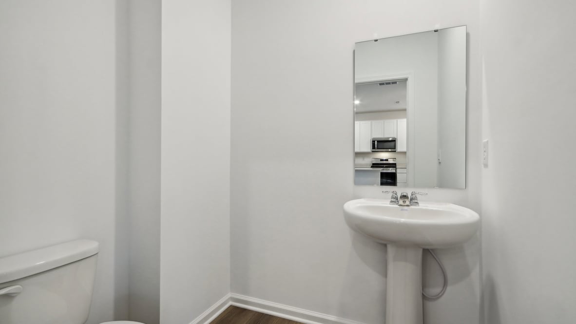 powder room on the main level