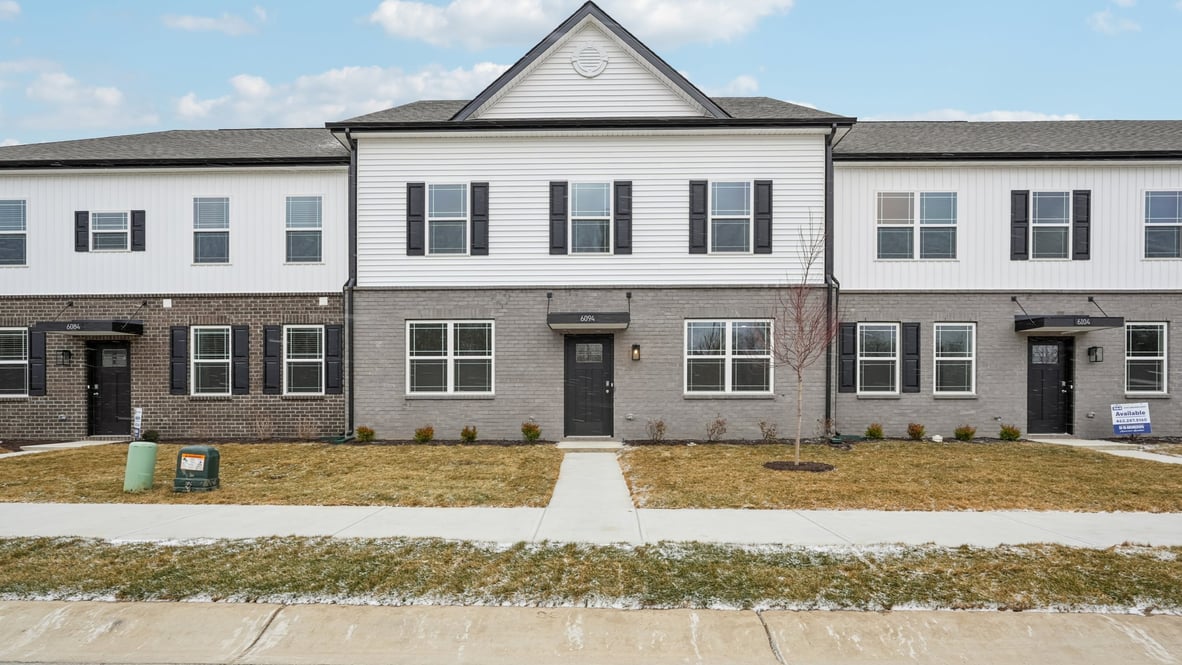 exterior view of the townhome