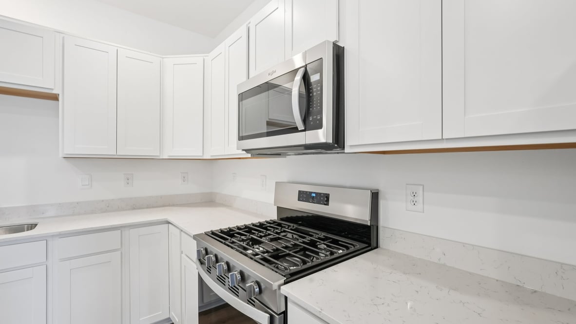 kitchen with stainless steel appliances
