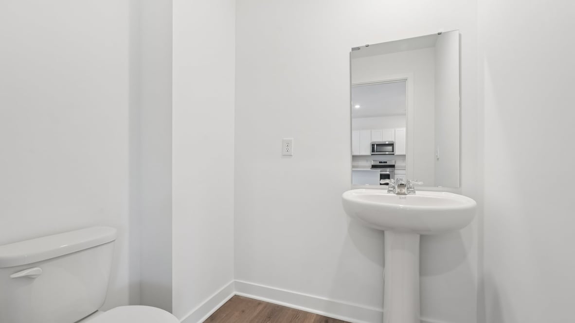 powder room on the main level