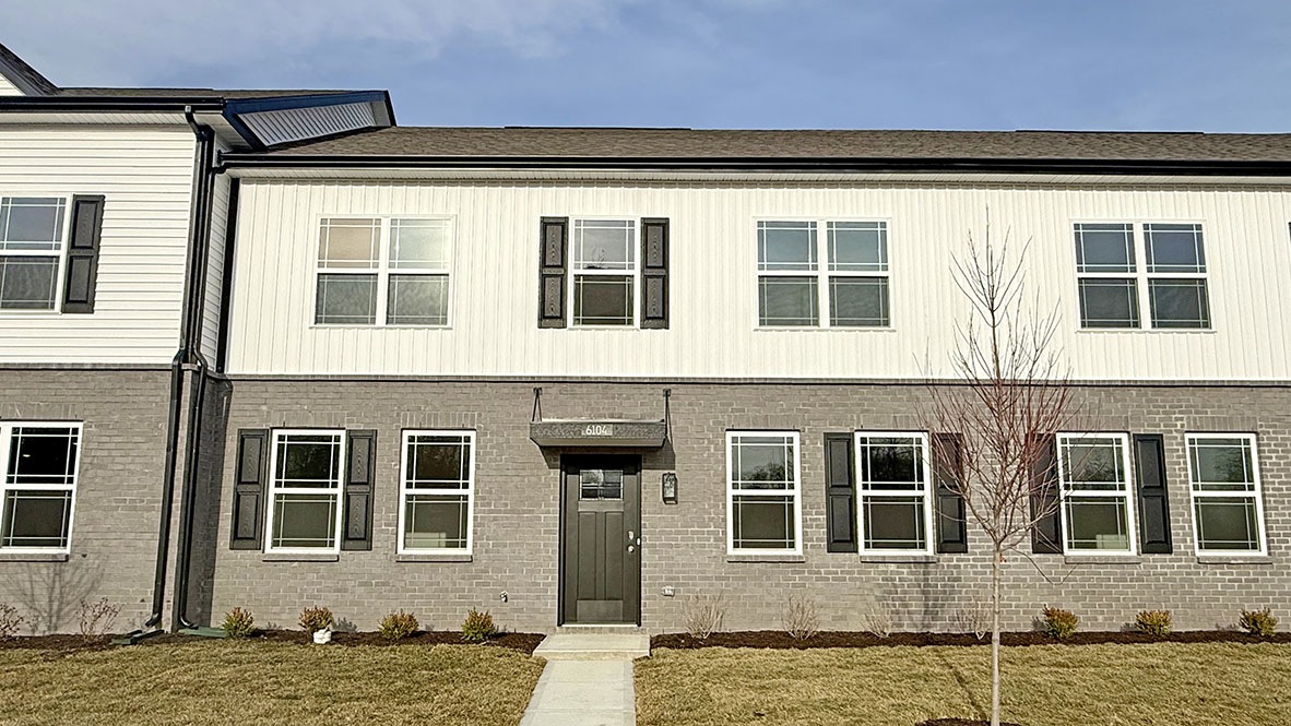 exterior view of the townhome