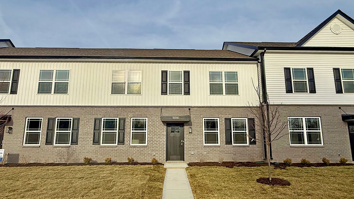 exterior view of the townhome