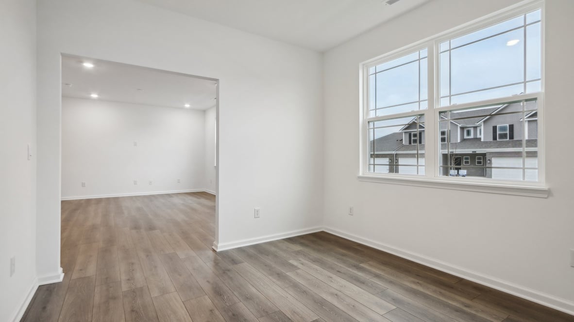 den adjacent to entry