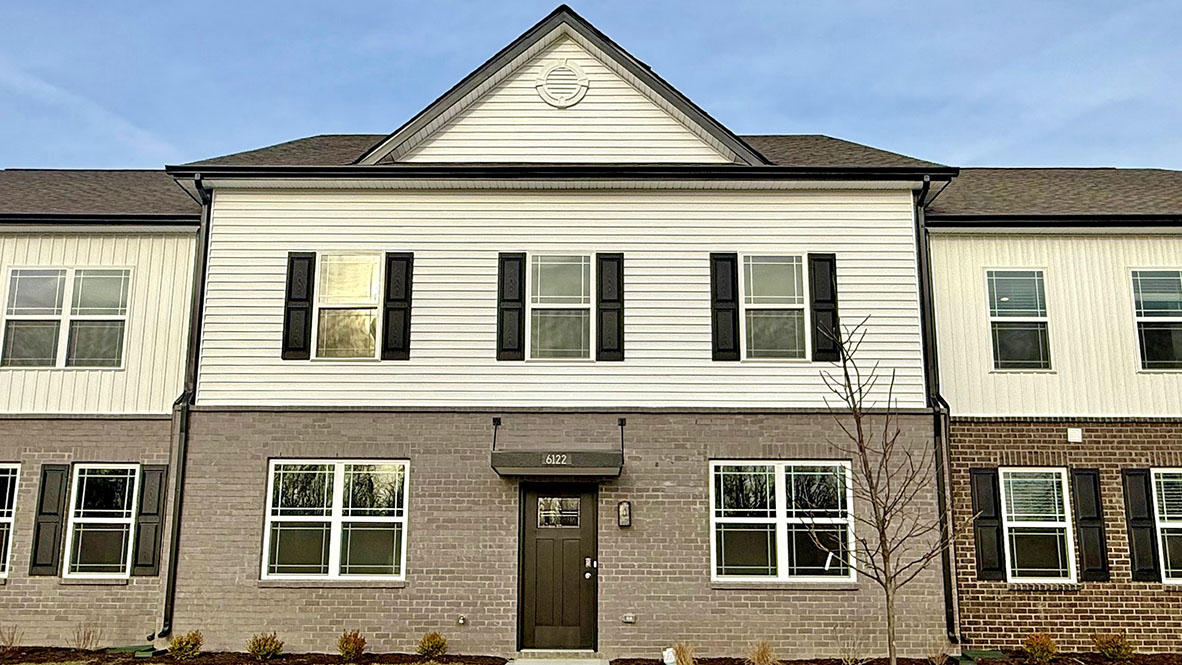 exterior view of the townhome