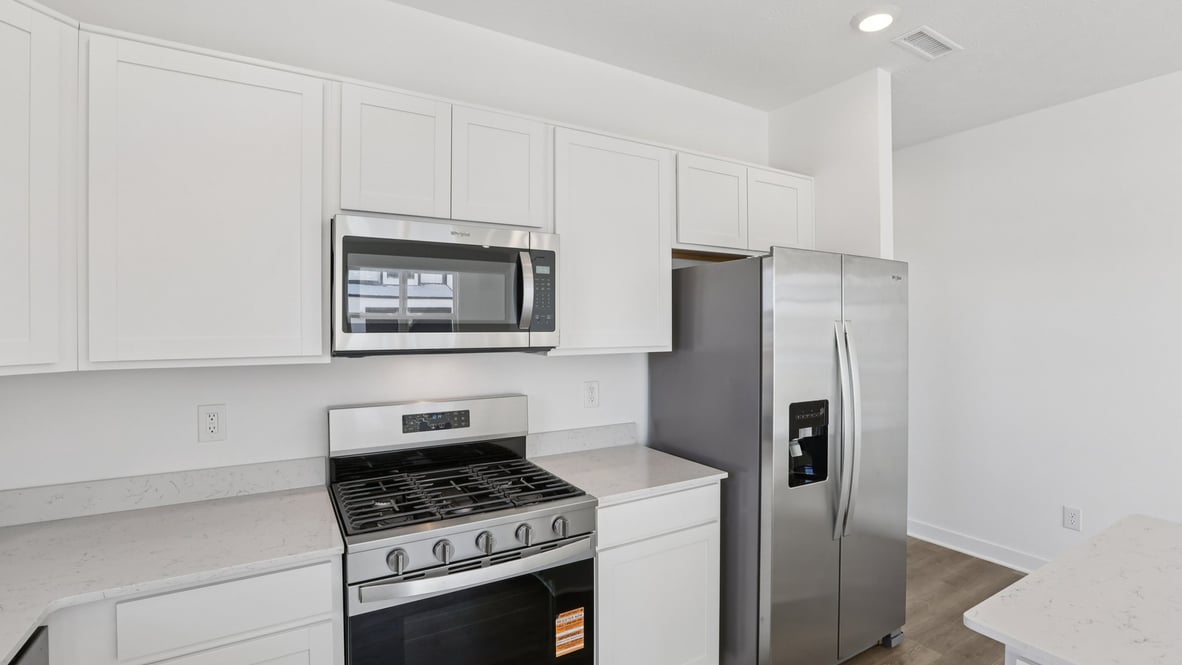 kitchen with stainless steel appliances