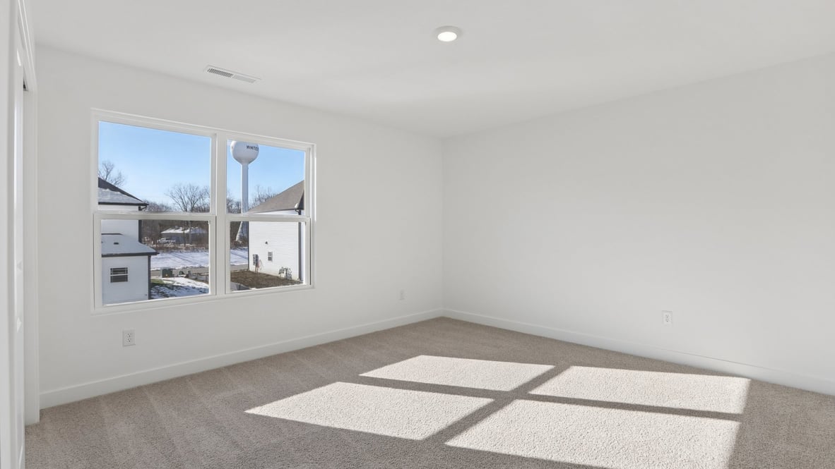 bedroom with large windows