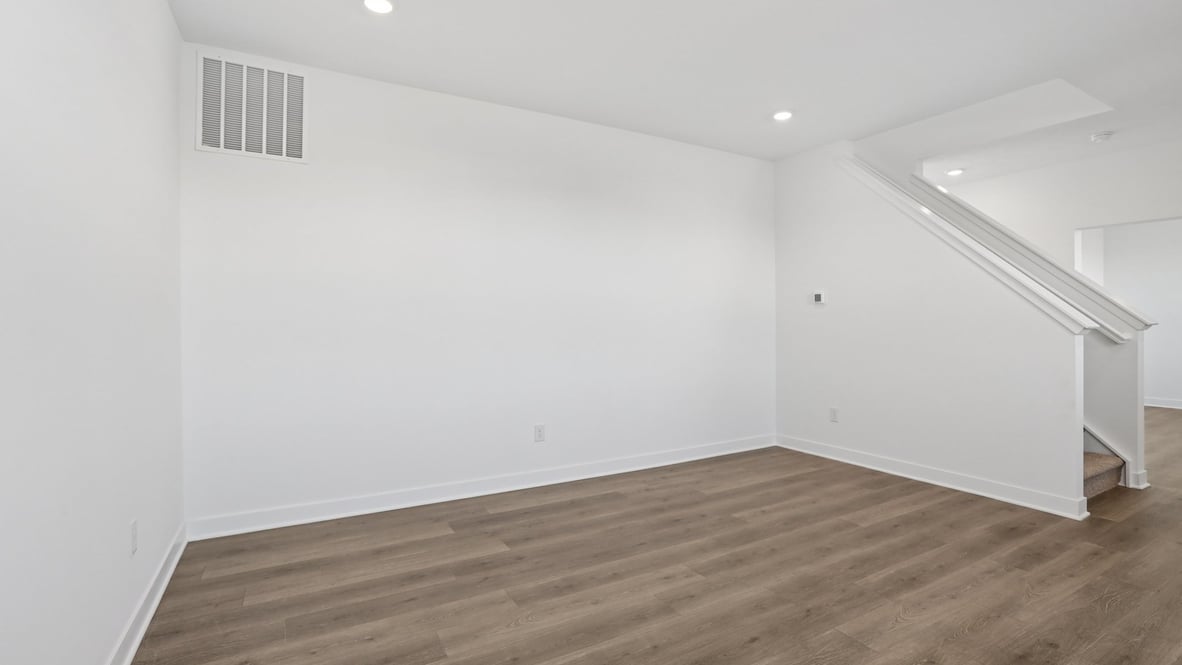 great room with natural light