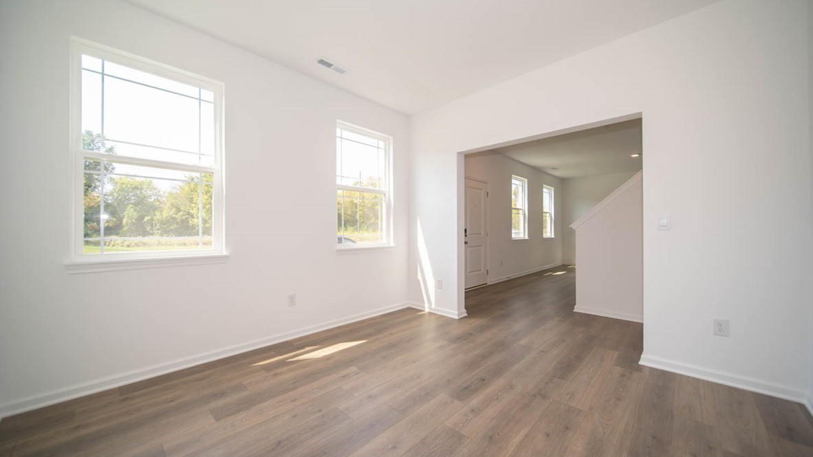 den adjacent to entry