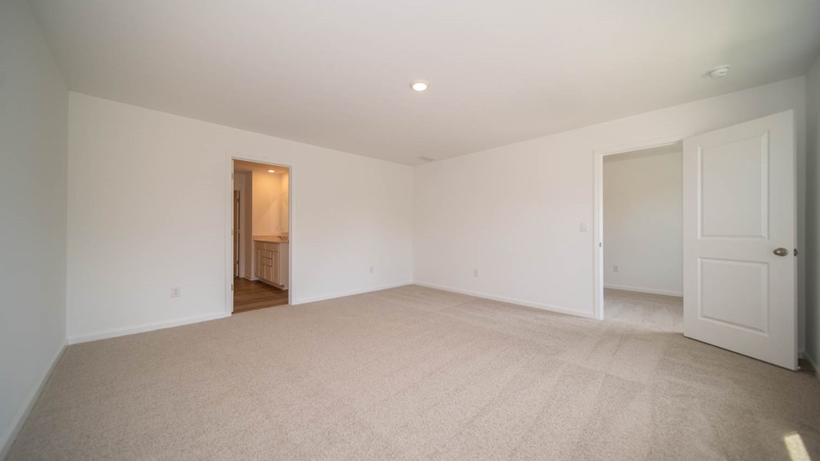 primary bedroom with ensuite