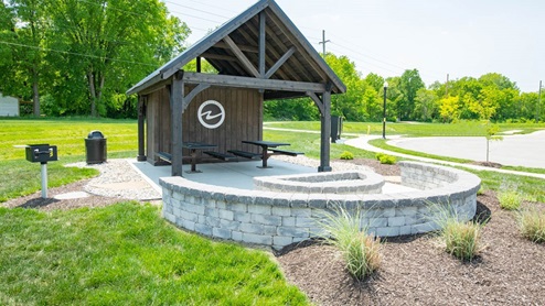 Pavilion at the Trailside amenity center.