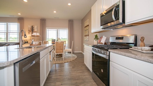 kitchen with stainless steel appliances