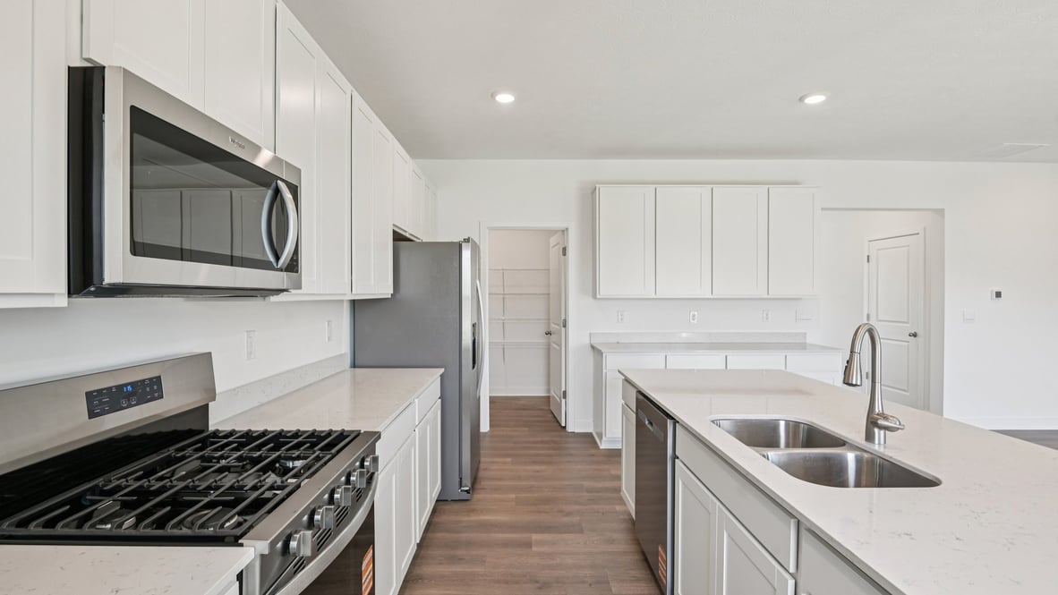 kitchen with stainless steel appliances