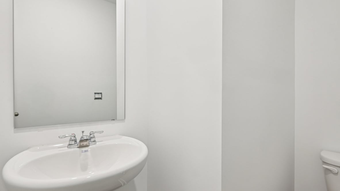 powder room on the main level