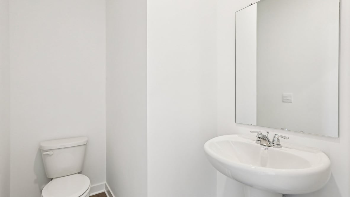 powder room on the main level