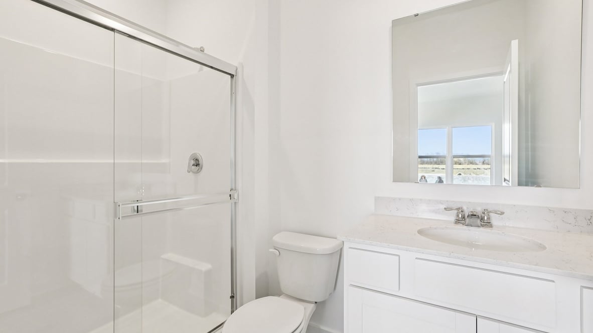 bathroom with walk-in shower