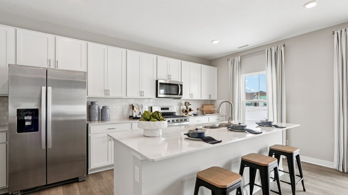 kitchen with stainless steel appliances