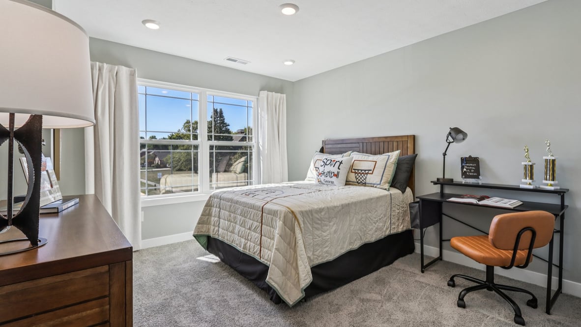 bedroom with natural light