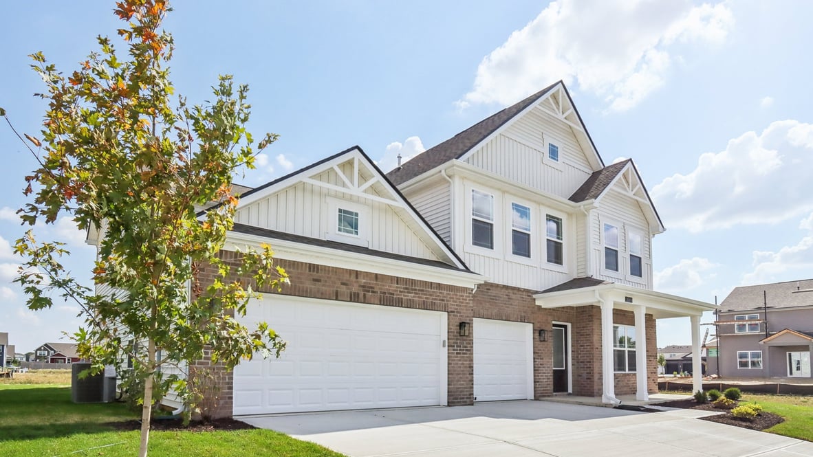 home with 3-car garage