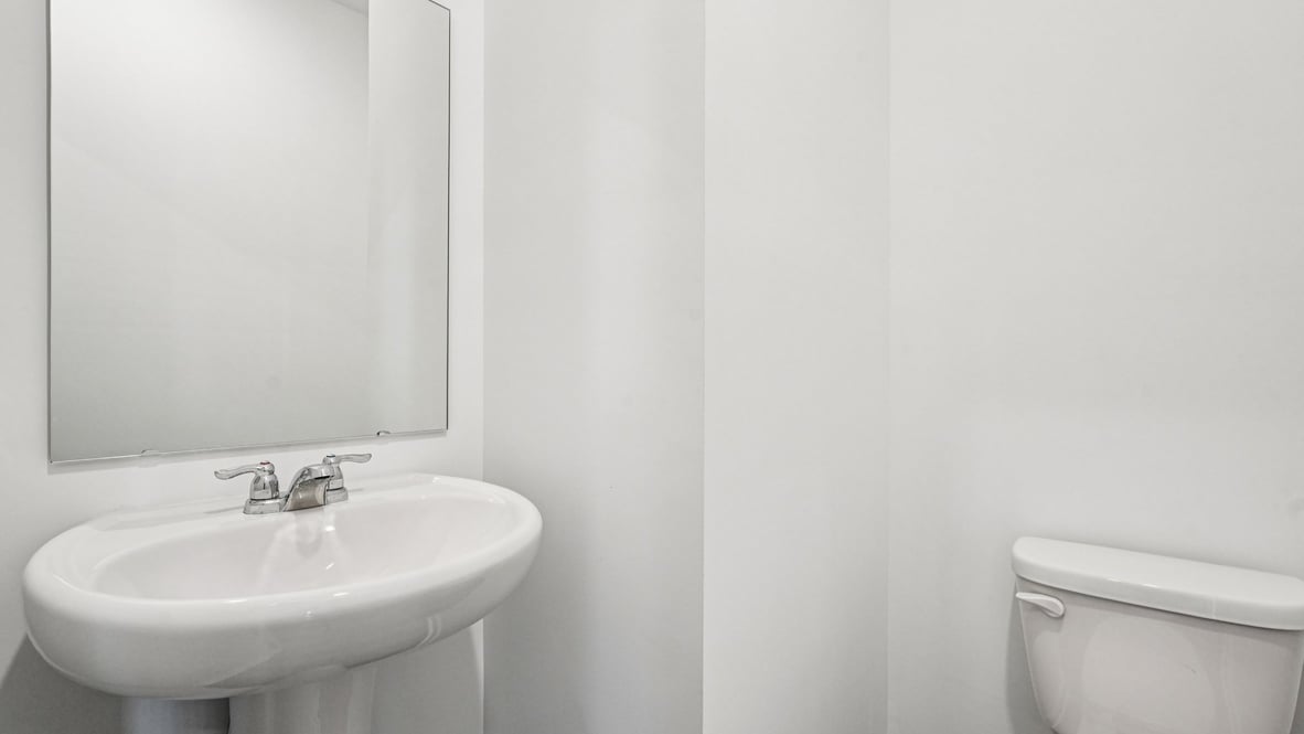 powder bath on the first floor