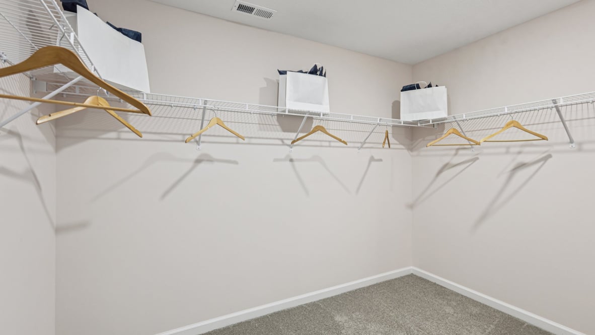 Interior walk-in closet