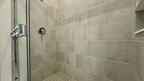 tile shower primary bath