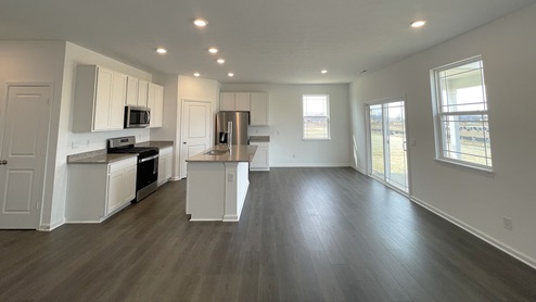 3 bedroom 2 bath ranch kitchen island ranch home for sale new construction walk-in closet covered patio