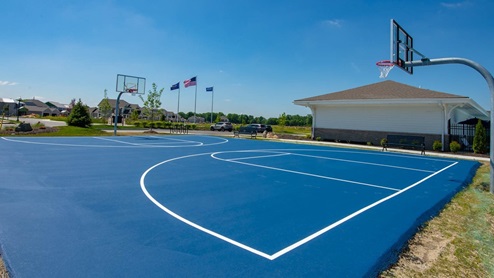 Pickleball courts tennis courts and basketball courts