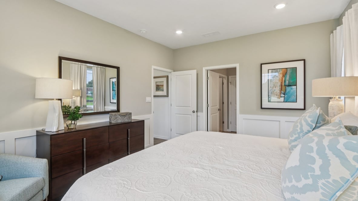 primary bedroom with ensuite