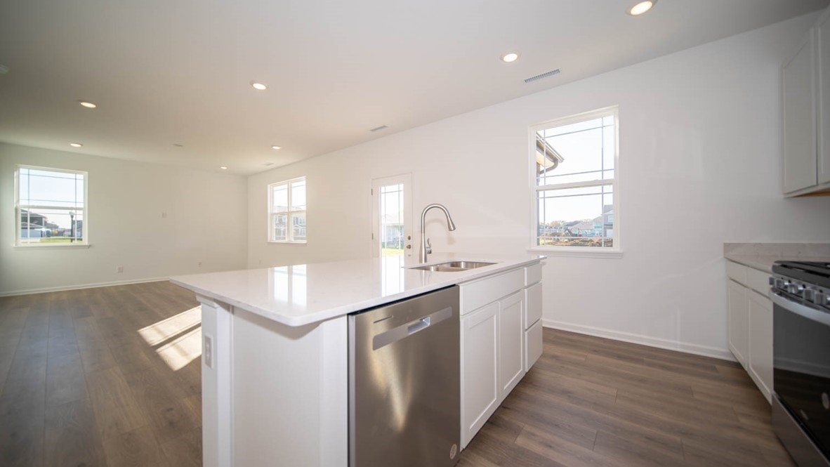 stainless steel appliances in kitchen