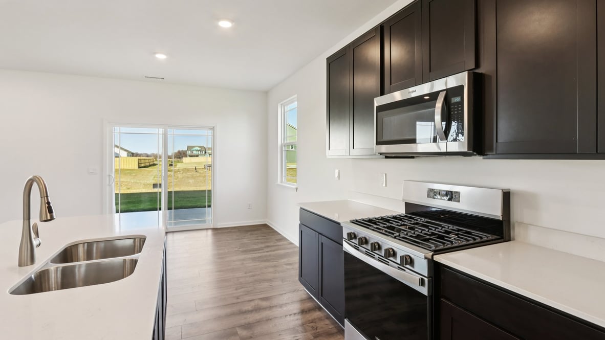 kitchen with stainless steel appliances