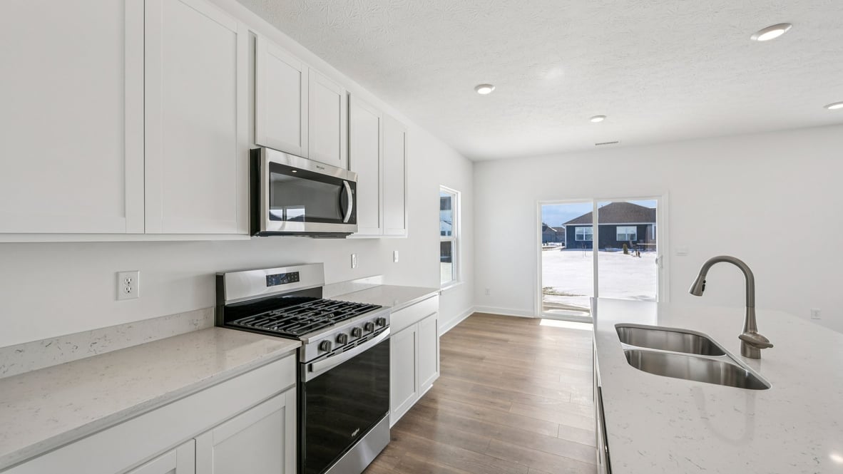 kitchen with stainless steel appliances