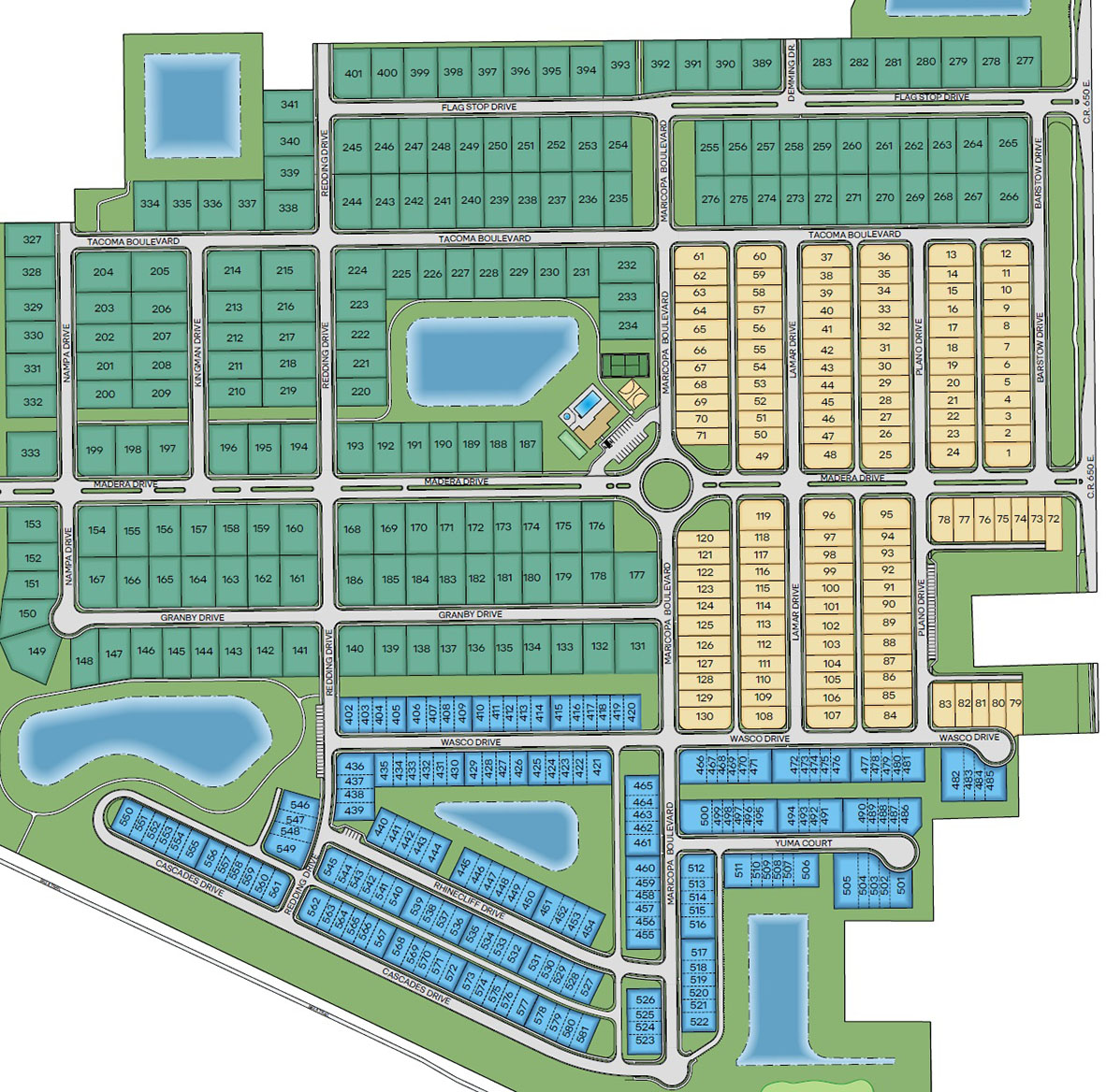 Static Lot Map