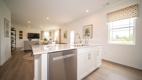 kitchen with natural light