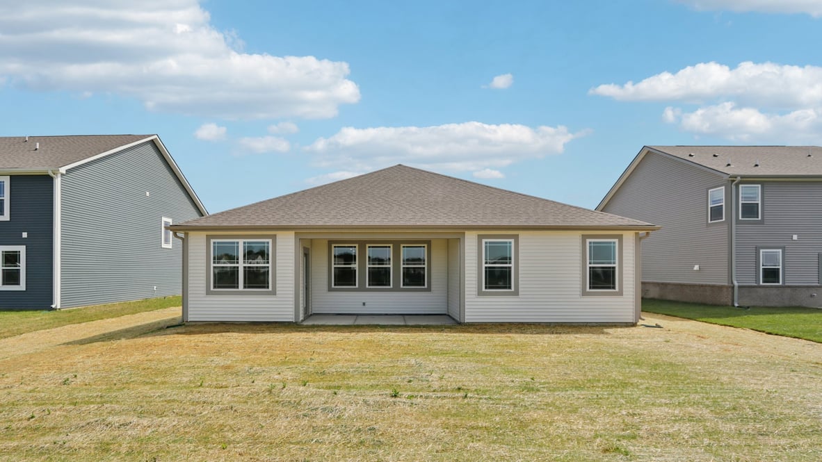 rear exyerior view of the home