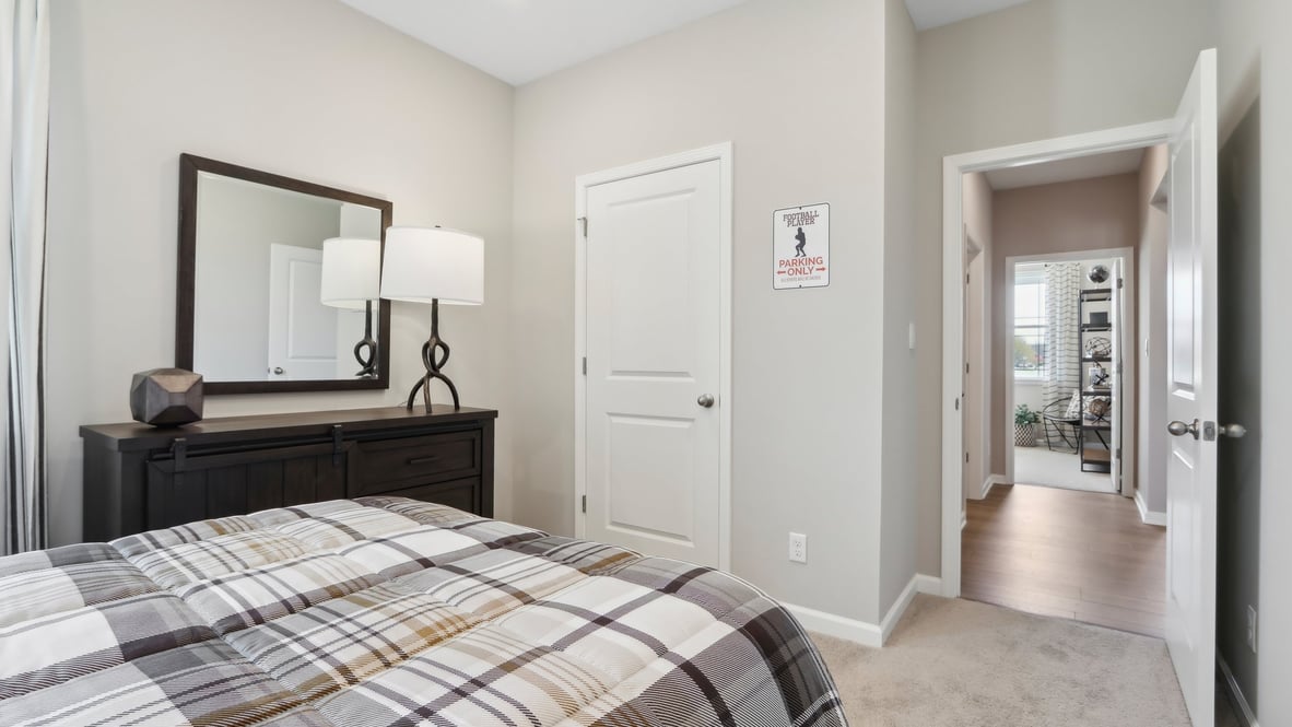 bedroom with spacious closet