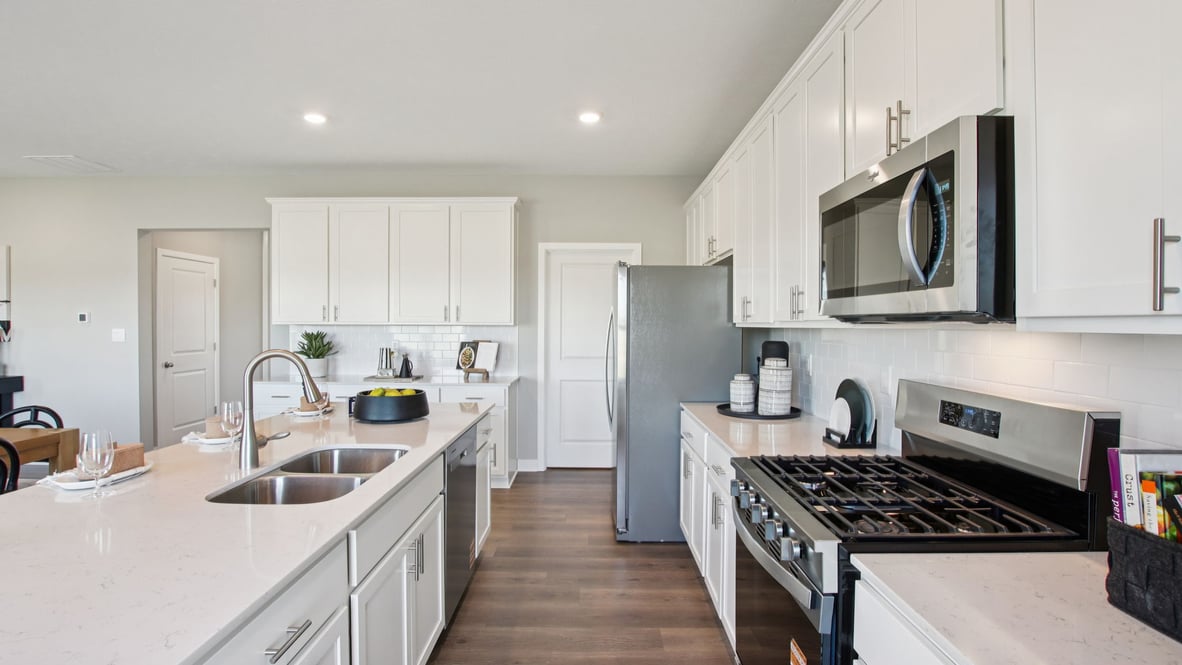 kitchen with stainless steel appliances