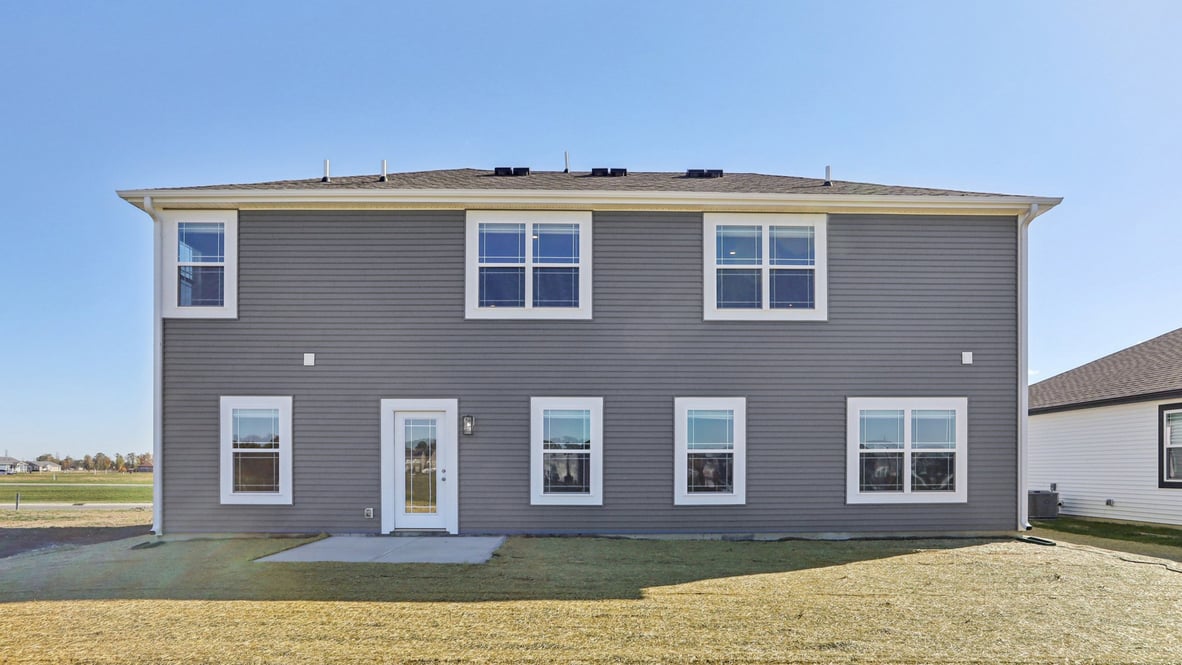 exterior back of home