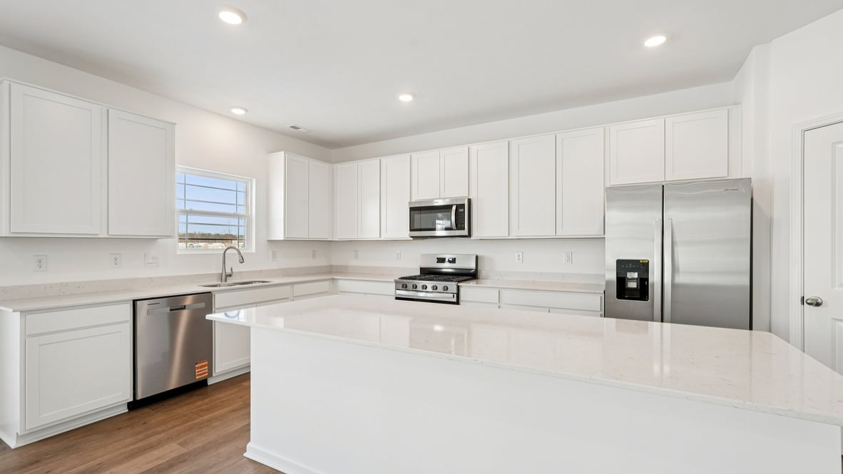 kitchen with stainless steel appliances