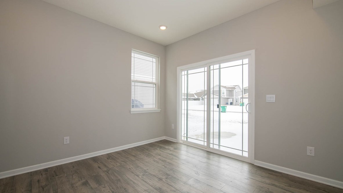 dining nook adjacent to kitchen