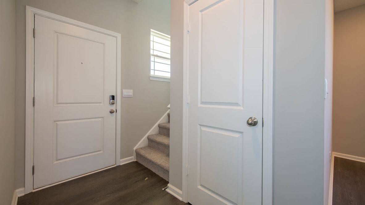 interior entry into the home