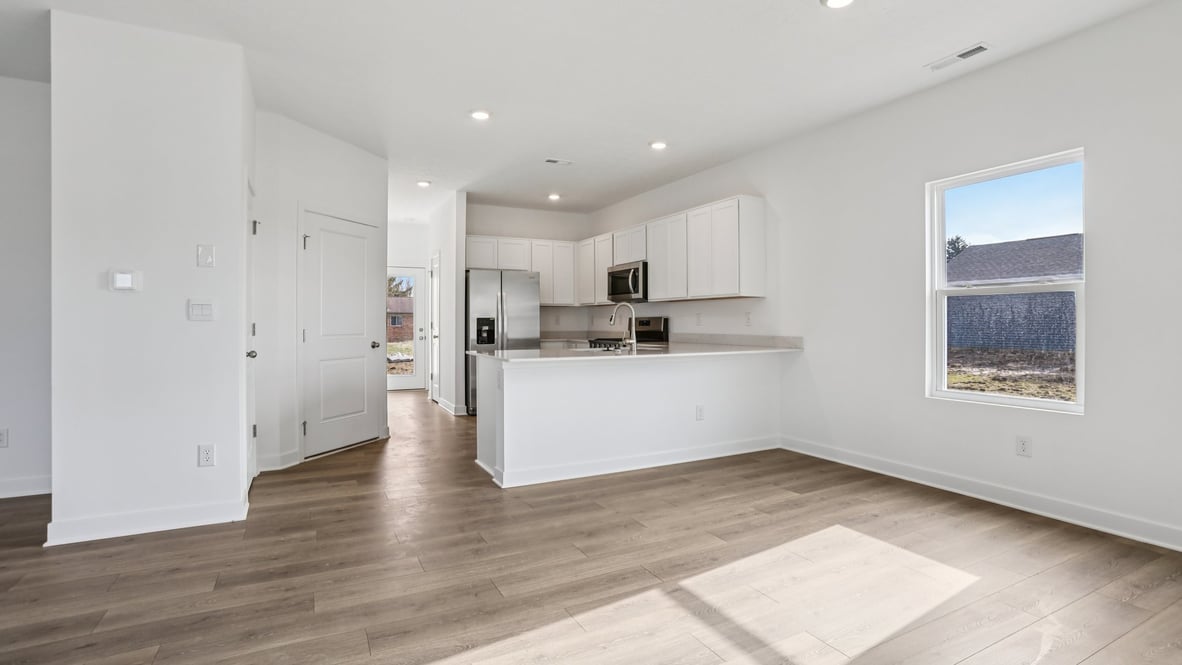 dining nook adjacent to kitchen