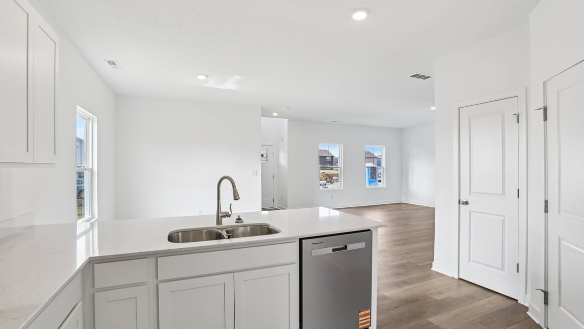 kitchen with open-concept