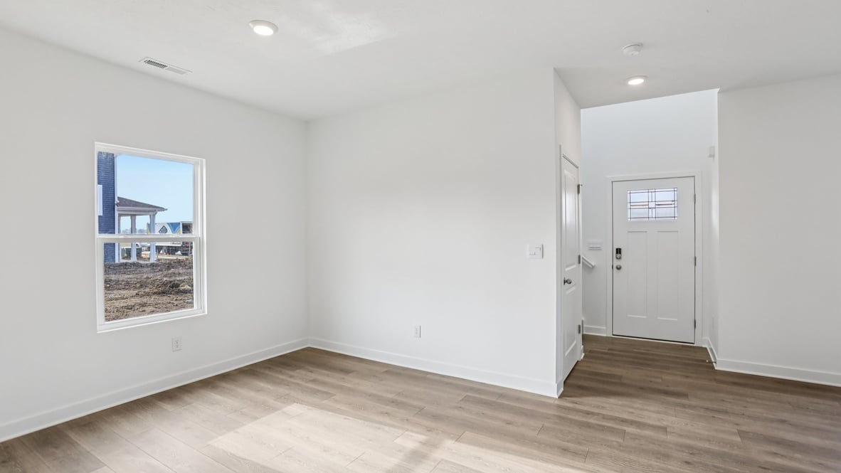 den adjacent to entry