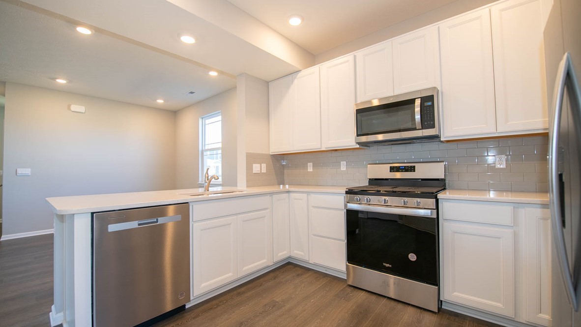kitchen with stainless steel appliances
