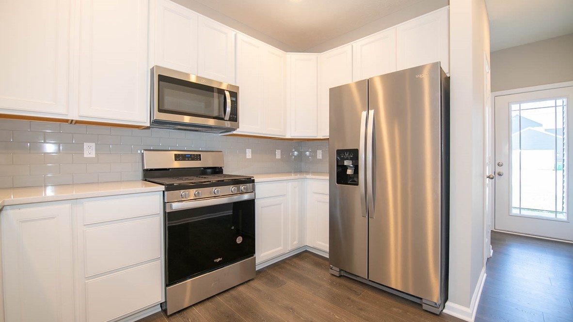 kitchen with stainless steel appliances