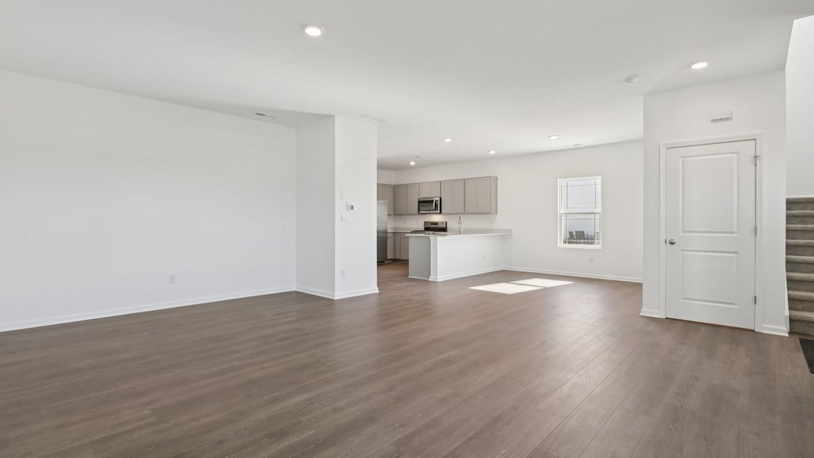 view open concept living space