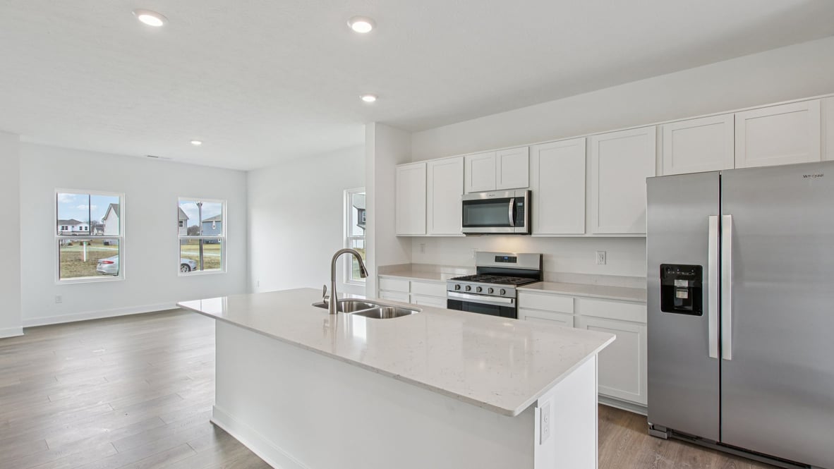 kitchen with stainless steel appliances
